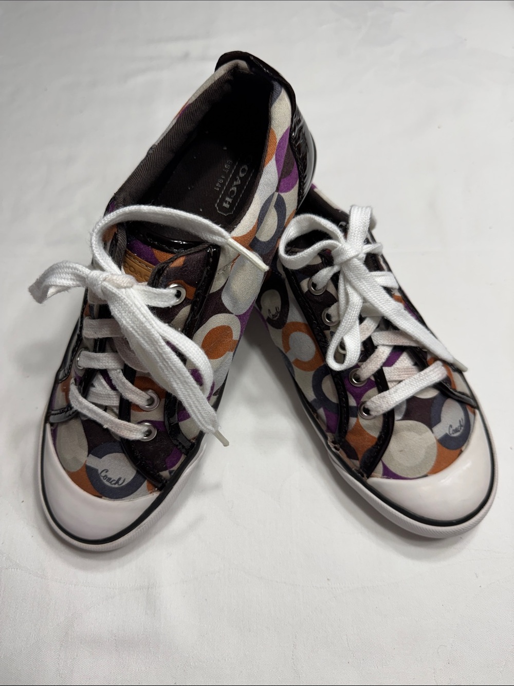 EUC Coach Barrett sneakers.  Size 7 1/2 M.